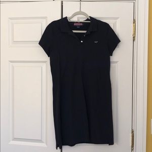 Vineyard Vines polo dress size L navy.